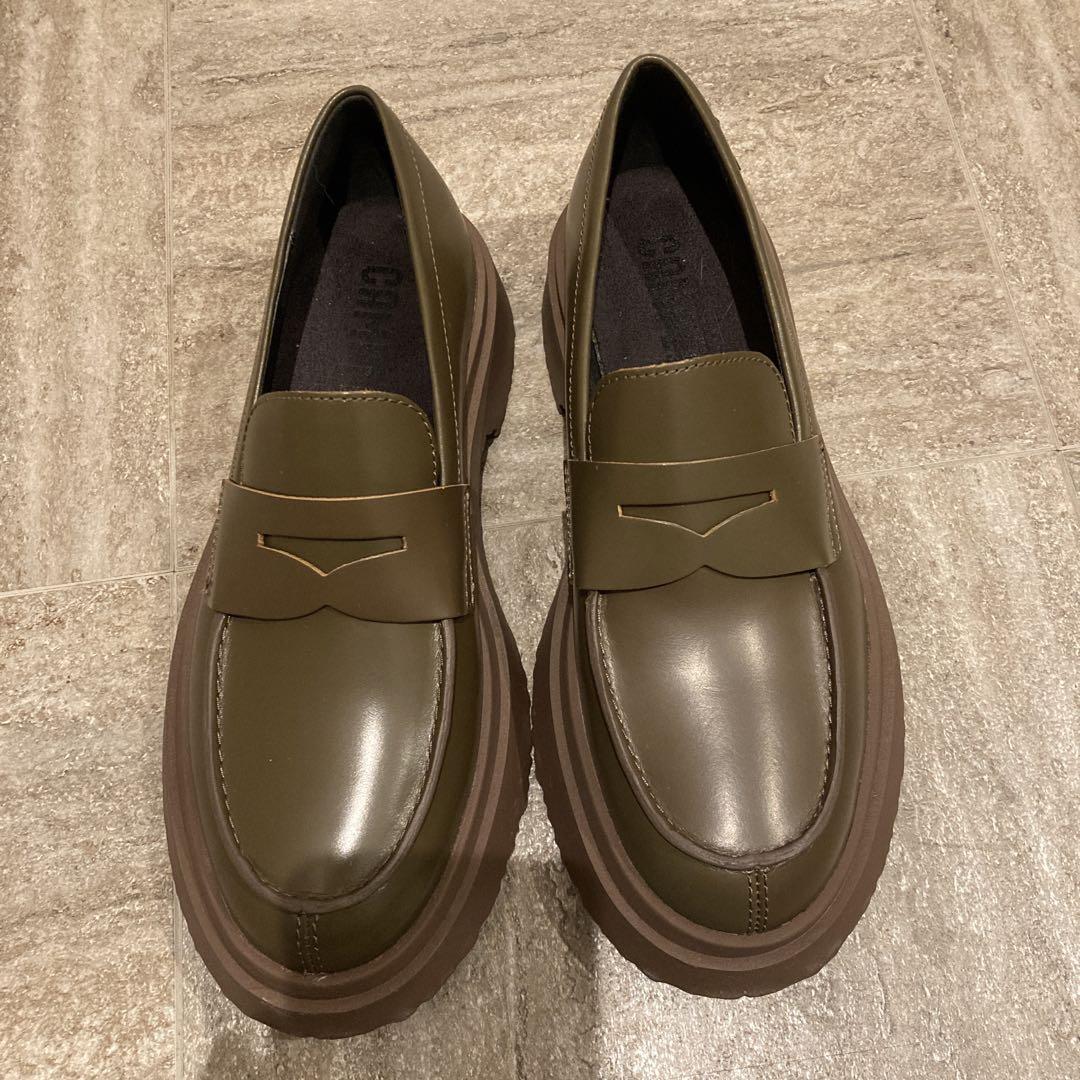 CAMPER カンペールWALDEN 厚底ローファー モカ ブラウン 39 CAMPER カンペールWALDEN 厚底ローファー モカ ブラウン 39