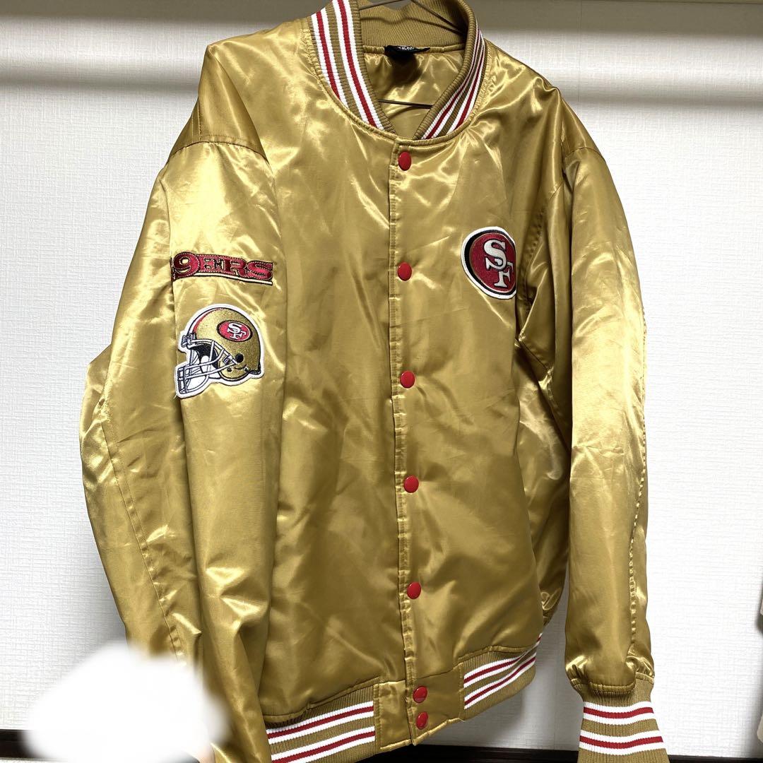 専用#49ers#アメフト#NFL#スタジャン#アメカジ#ヴィンテージ# ショップレビュー ランキング 49ers ☆長瀬智也着用☆90s