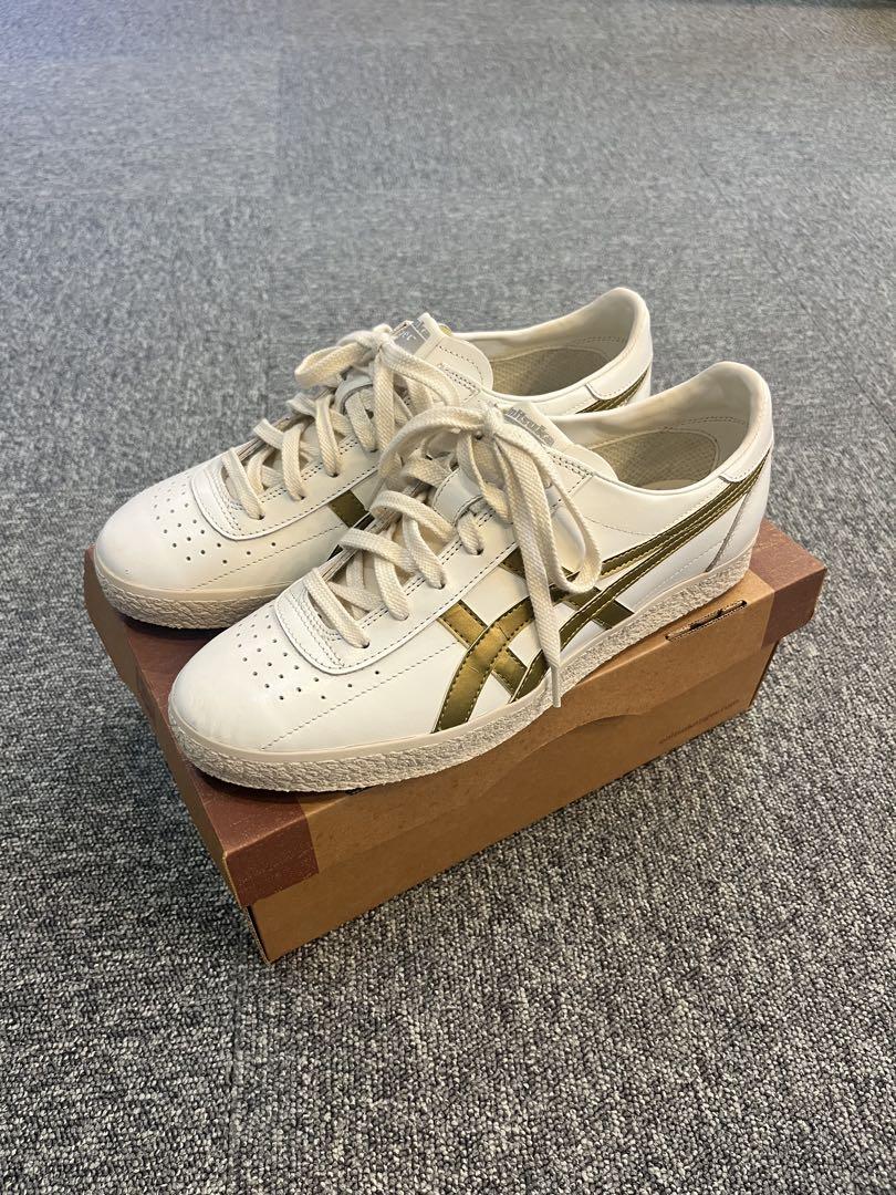 希少価値高！！ Onitsuka Tiger ホワイト/ゴールド スニーカー
