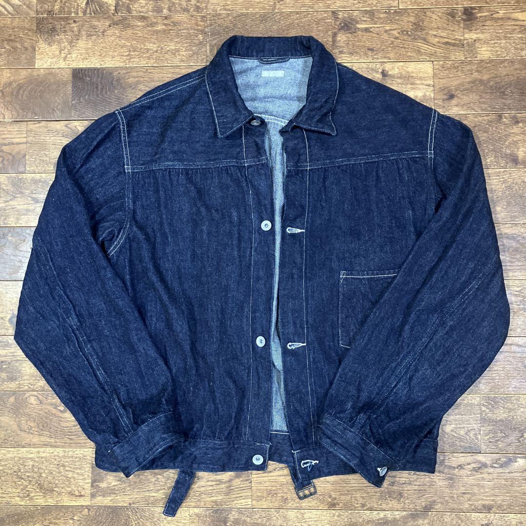 COMOLI デニムワークジャケット 24AW インディゴブルー 4 COMOLI デニムワークジャケット | Less Higashikawa