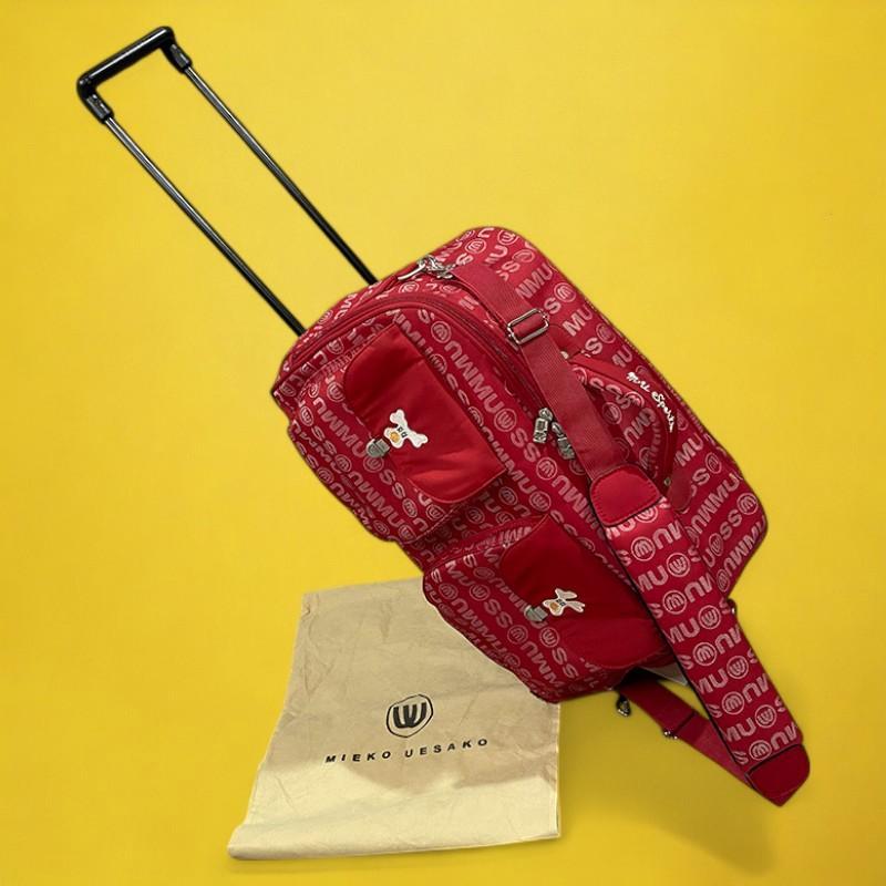 MU SPORTS エムユースポーツ 袋付き キャリーケース レッド ゴルフ MU SPORTS エムユースポーツ 袋付き キャリーケース レッド