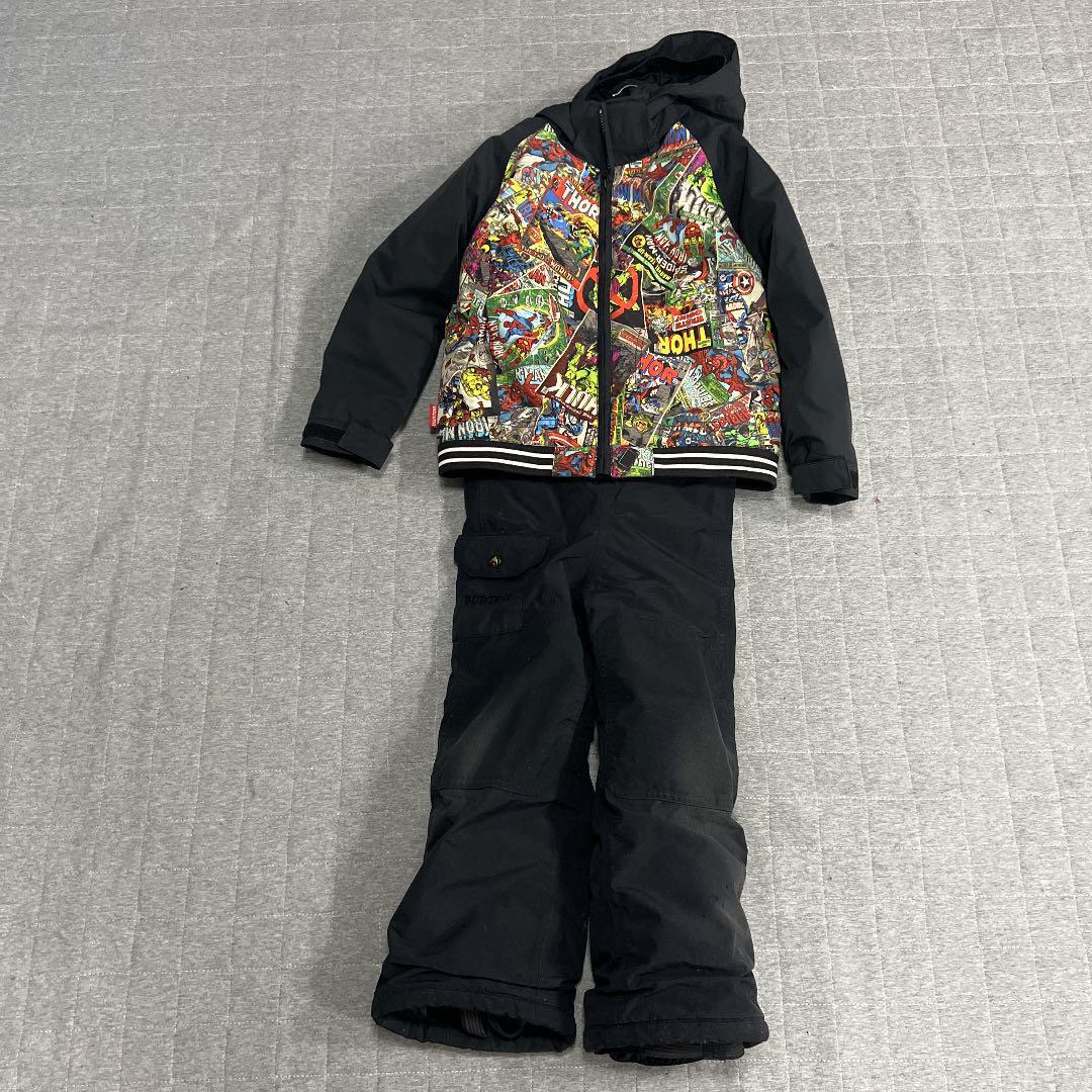 BURTON MARVEL スノーボードウェア 5/6 110cm burton スノーウェア キッズ 5t〜6t MARVEL（2024年】もらって