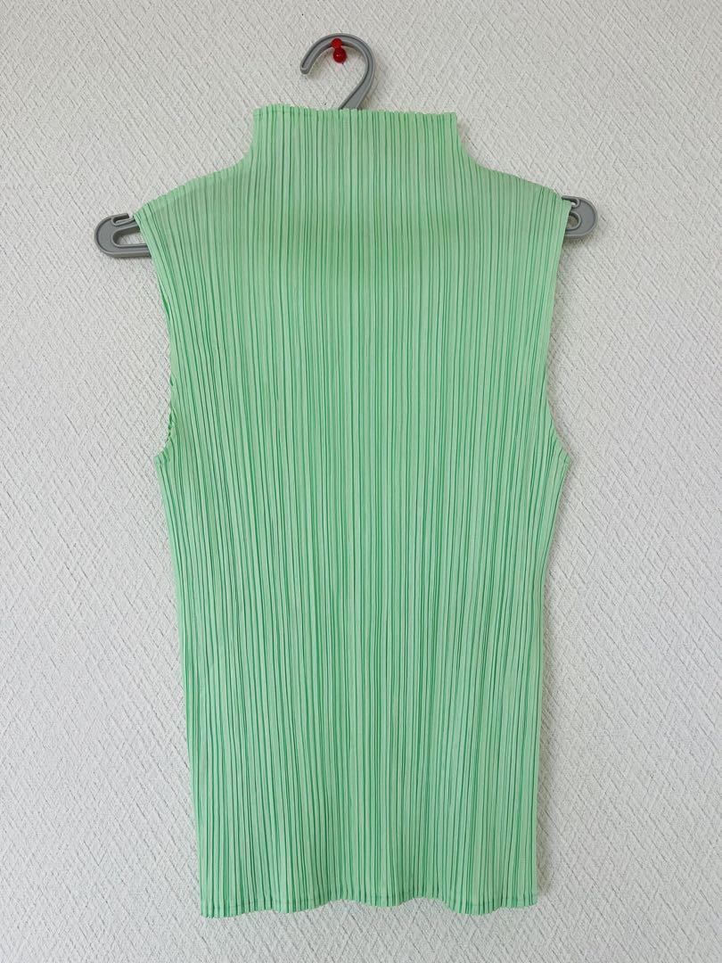 イッセイミヤケ PLEATS PLEASE カットソー ノースリーブ サイズ3
