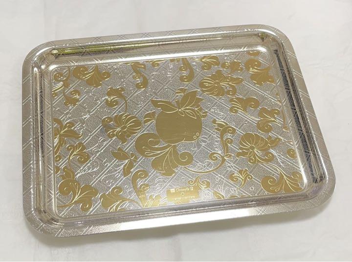 【未使用品】CHRISTOFLE クリストフル ジャルダンエデン トレー 未使用品】CHRISTOFLE クリストフル ジャルダンエデン トレー