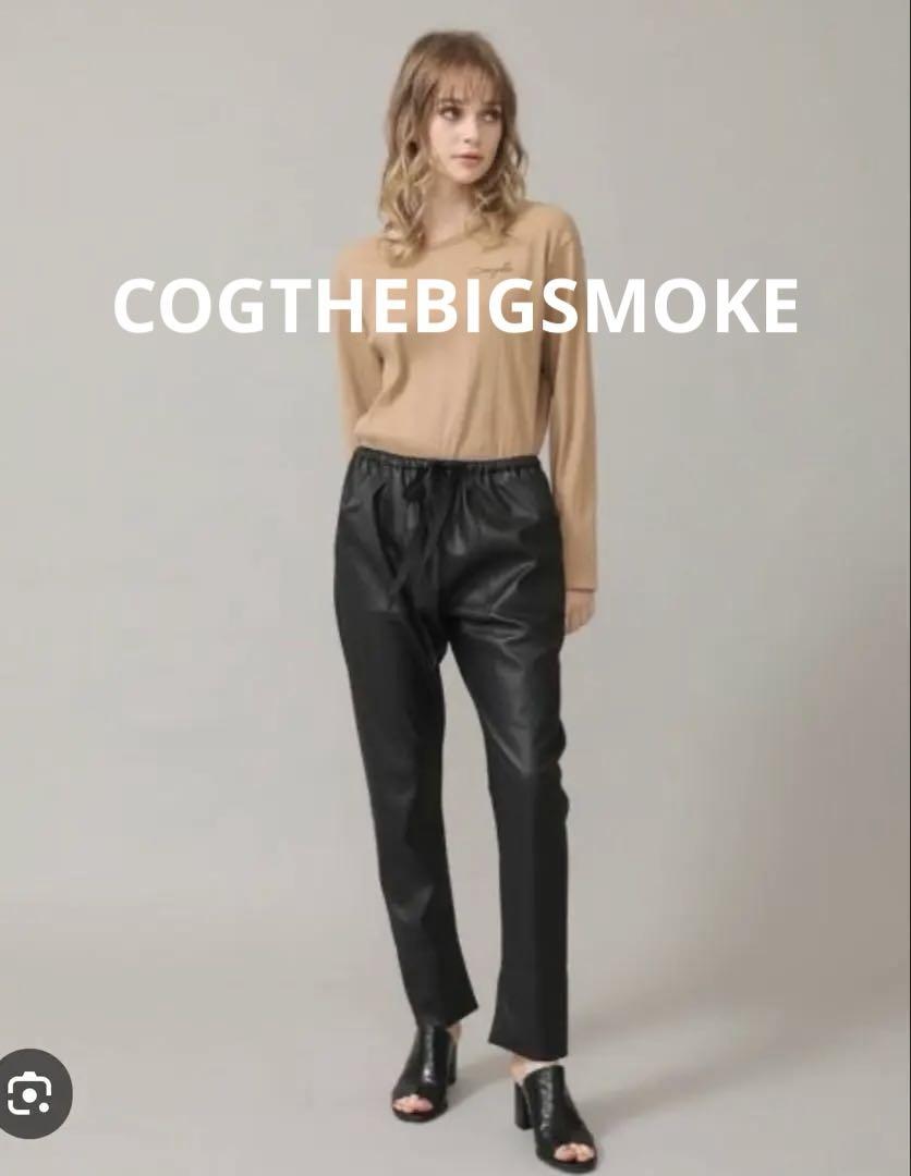 【COGTHEBIGSMOKE】KICK LEGGINGS フェイクレザーパンツ COGTHEBIGSMOKE（コグザビッグスモーク）の「【COGTHEBIGSMOKE