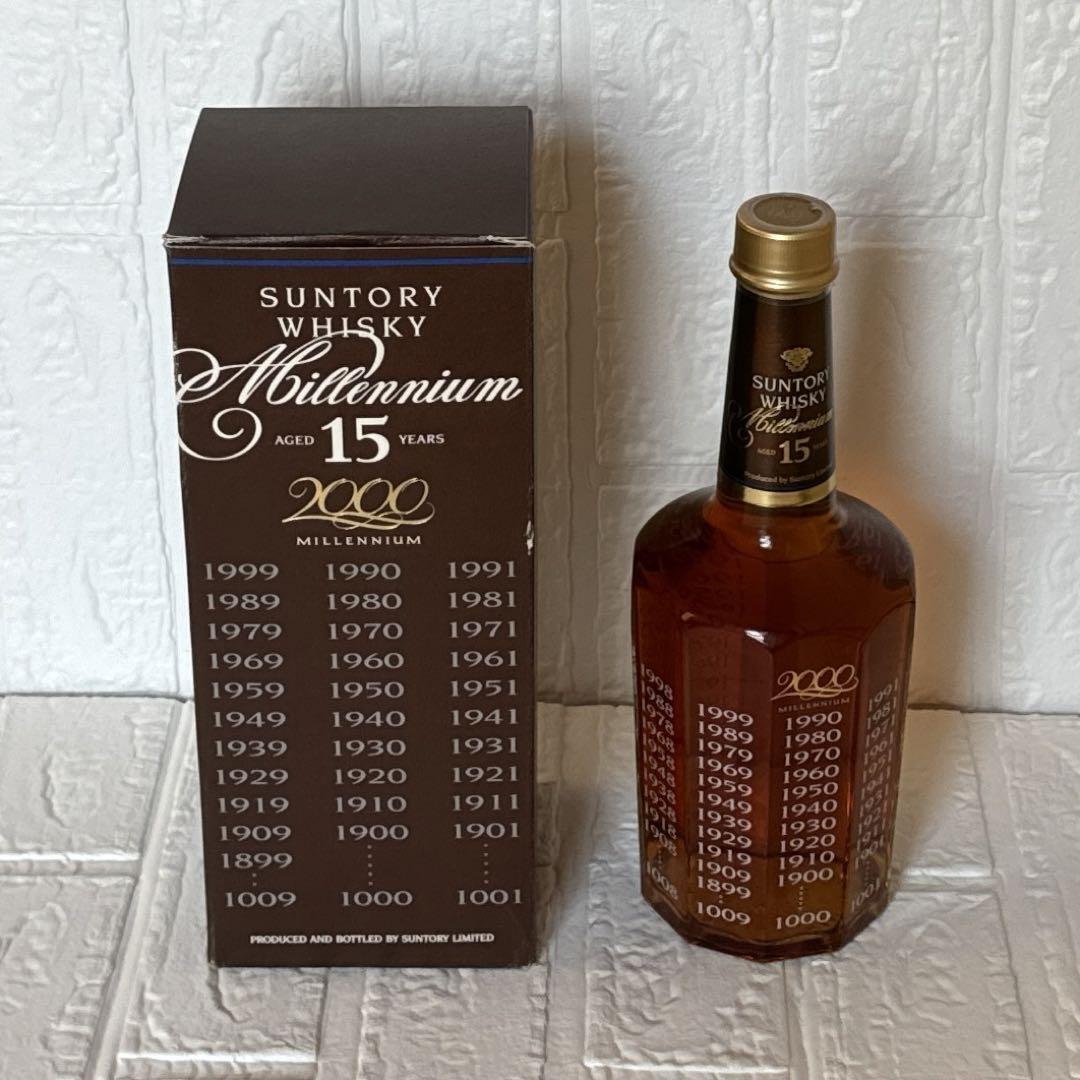 【未開封】SUNTORY サントリー ウイスキー ミレニアム2000 未開栓】サントリー SUNTORY ウイスキー ミレニアム 2000 15年