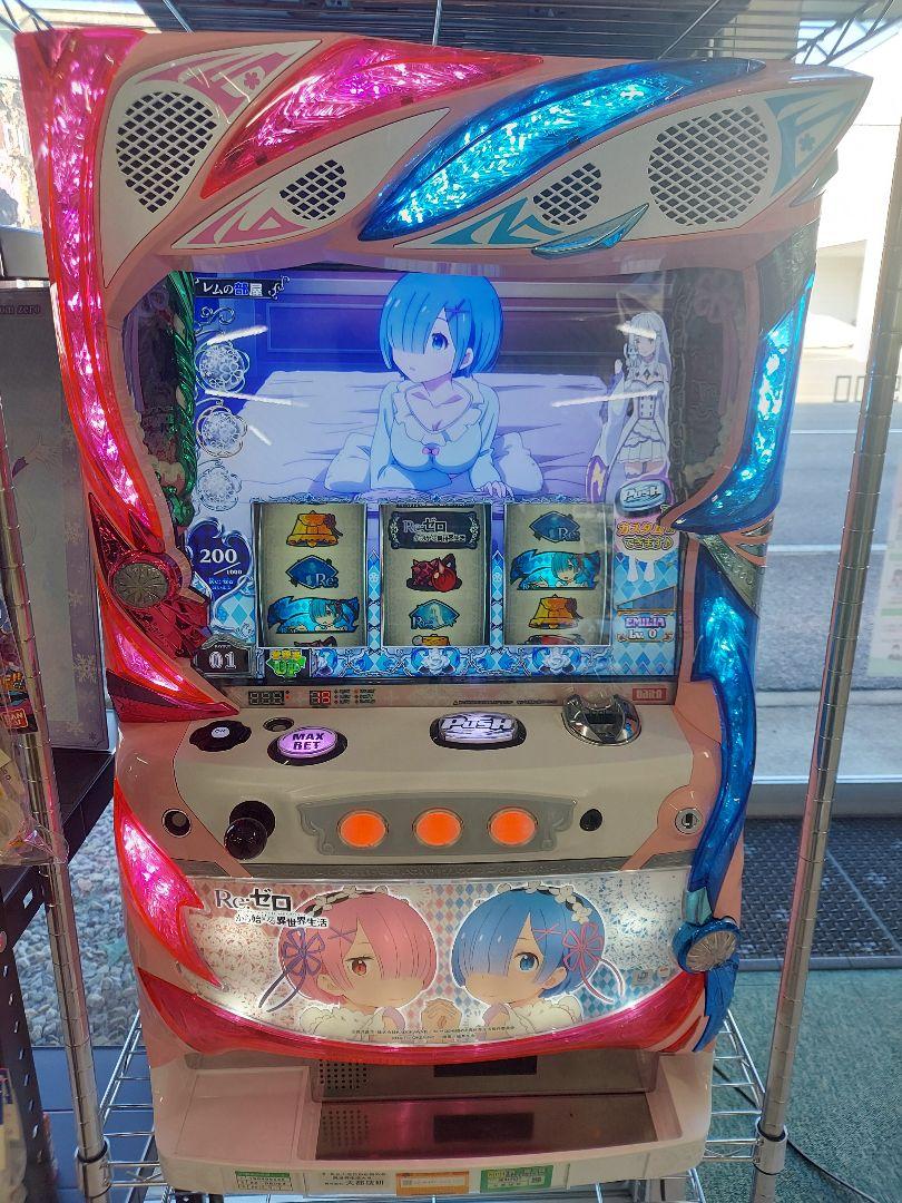 リゼロスロット実機 Ｖｅｒ．双子パネル　データーカウンター付き　引き取り限定 パチスロ実機 Re:ゼロから始める異世界生活 リゼロ 双子パネル