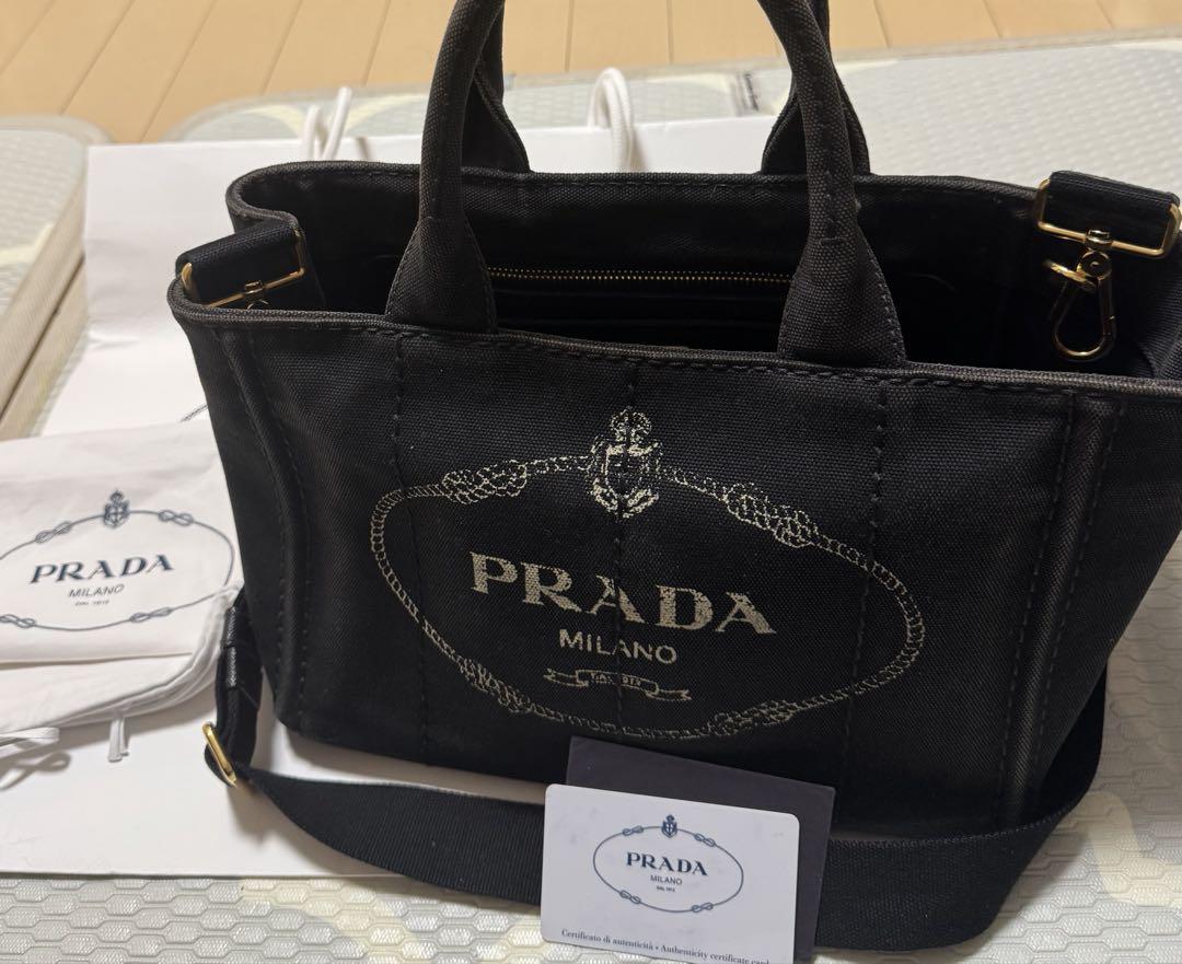 【ysyk様】PRADA プラダ カナパ ハンドバッグ Lサイズ トート 黒 ysyk様】PRADA プラダ カナパ ハンドバッグ Lサイズ トート 黒