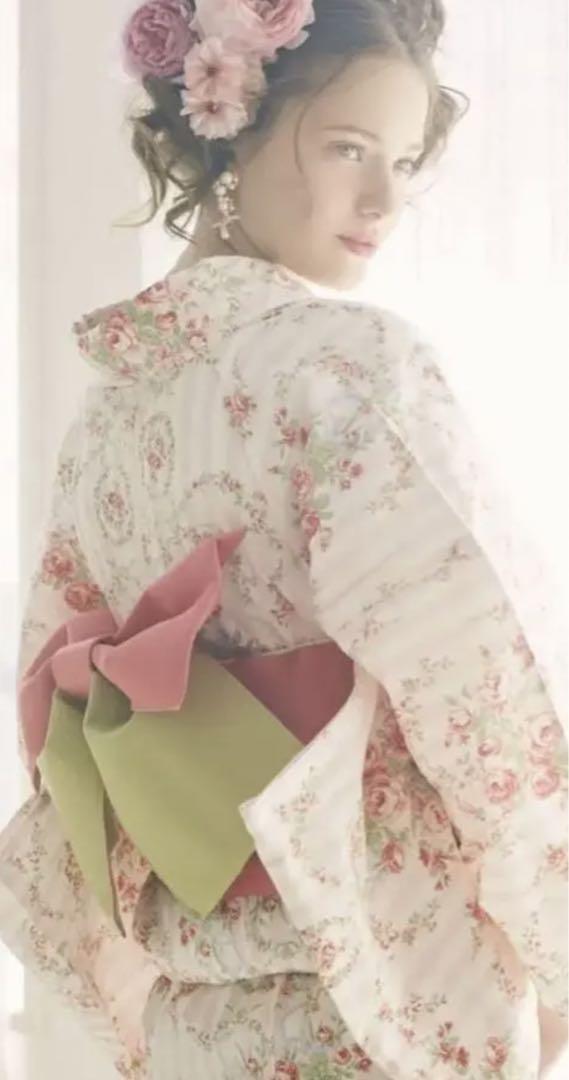 Maison de FLEUR 浴衣セット メゾン ド フルール Maison de FLEUR ミュゲリボン浴衣