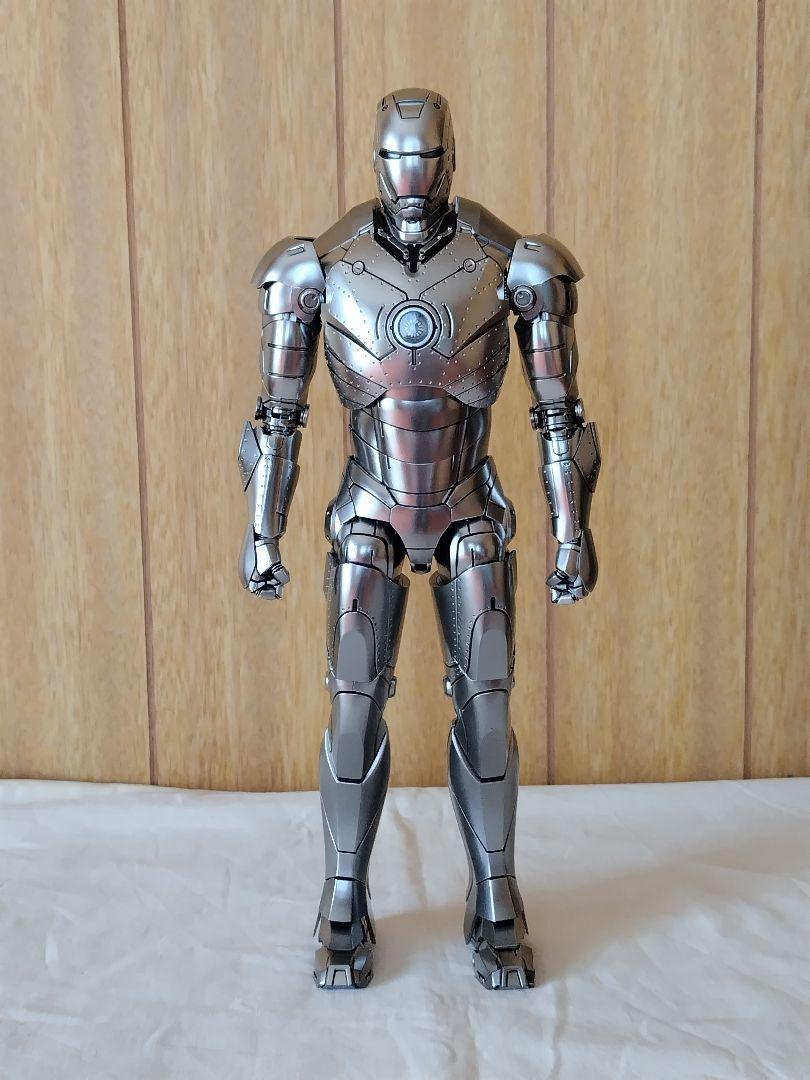 マスターピース DIECAST フィギュア　アイアンマン・マーク2（2.0版） シルバーの輝きが増した「アイアンマン・マーク2（2.0版）」合金