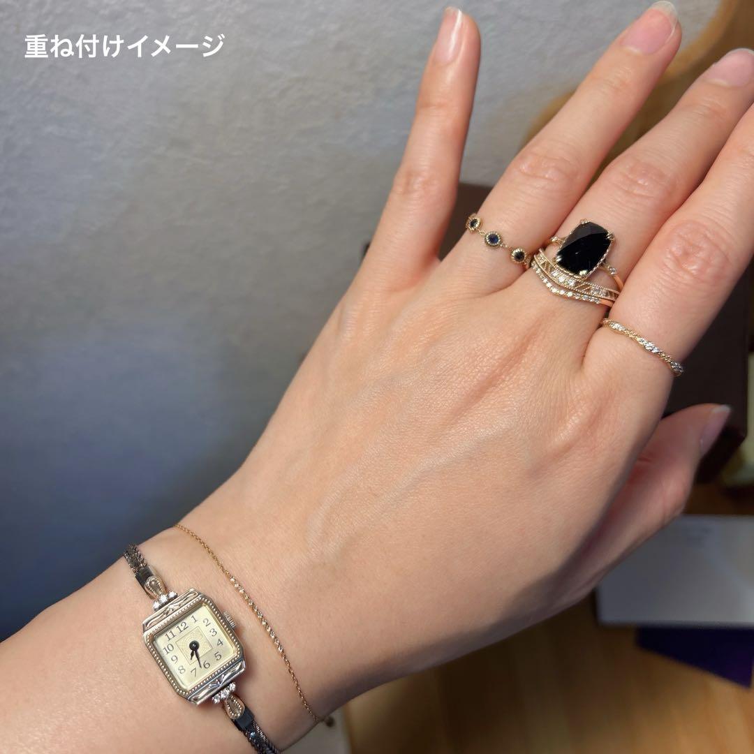 agete アガット　ブレスレット リボン K10 ダイヤモンド WEB限定》K10ダイヤモンドブレスレット（0.02ct）｜ブレスレット