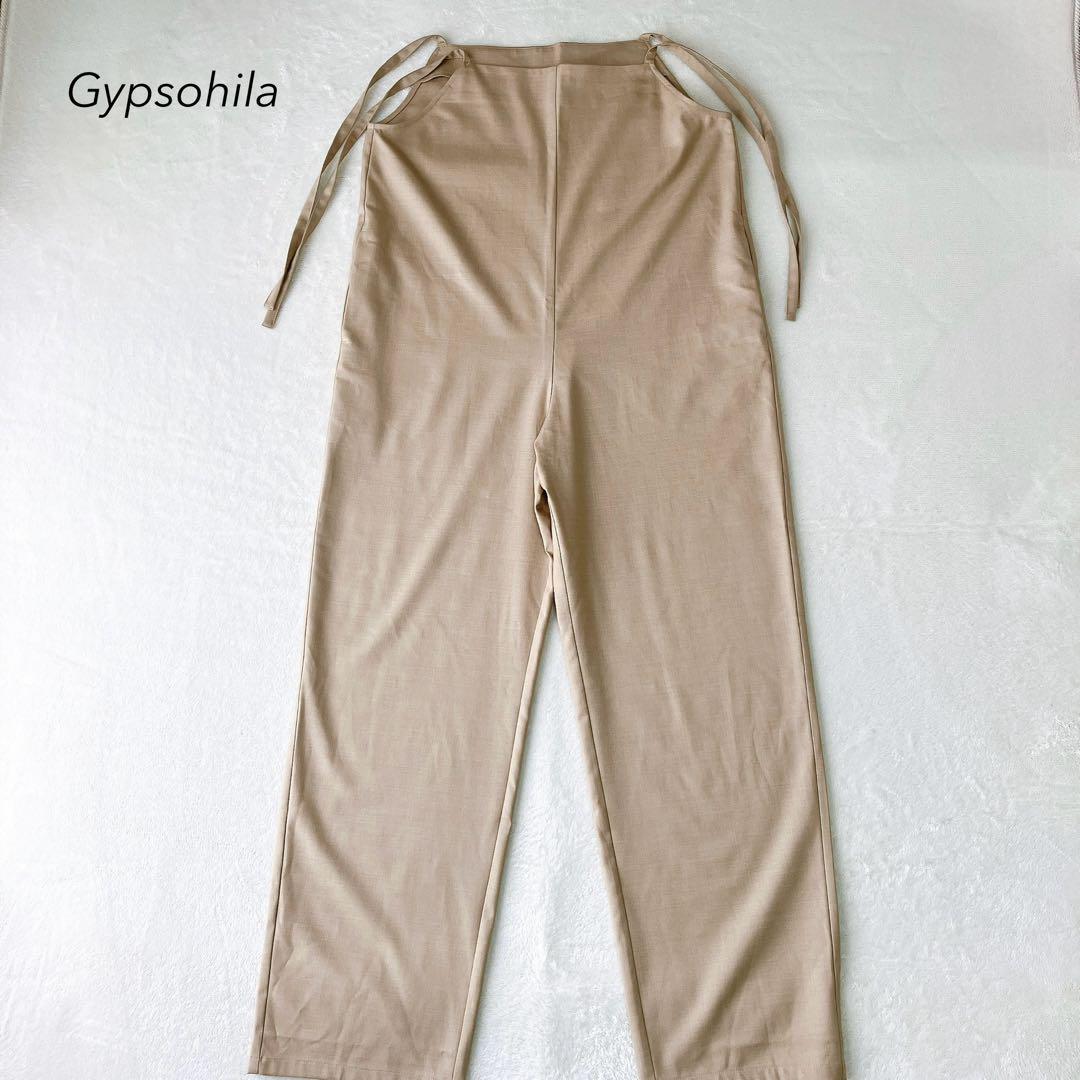 gypsohila サロペット ベージュ 新品☆gypsohila サロペット - メルカリ
