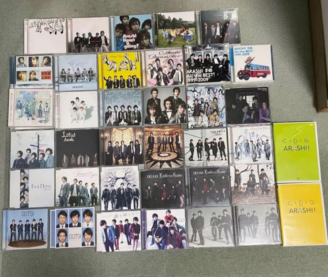 嵐 アルバム シングル 112枚セット 被りなし 嵐 アルバム シングル 112枚セット 被りなし - メルカリ