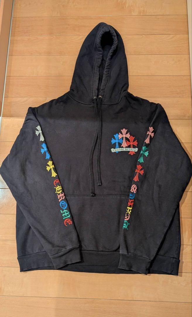 CHROME HEARTS]マルチカラー セメタリークロス フーディー