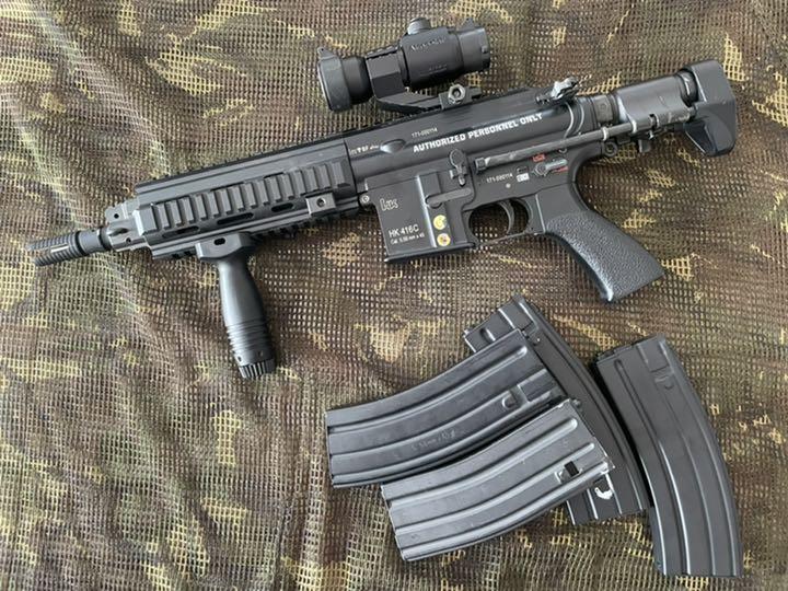 HK416C 次世代電動ガン　NEOさま専用 東京マルイ HK416デルタカスタム TAN 次世代電動ガン | 東京
