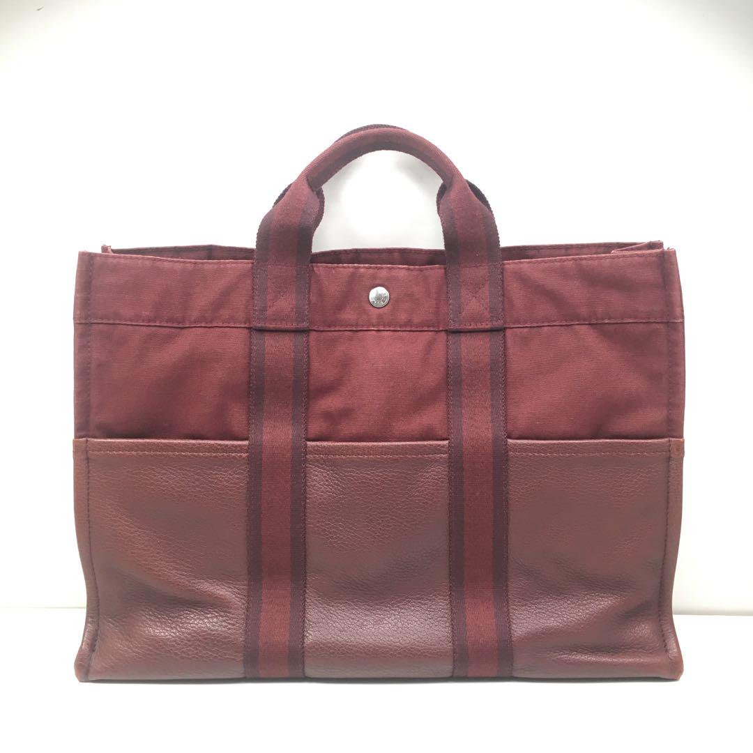 エルメス フールトゥMM ハーフレザー トートバッグ imgrc0128561148.jpg
