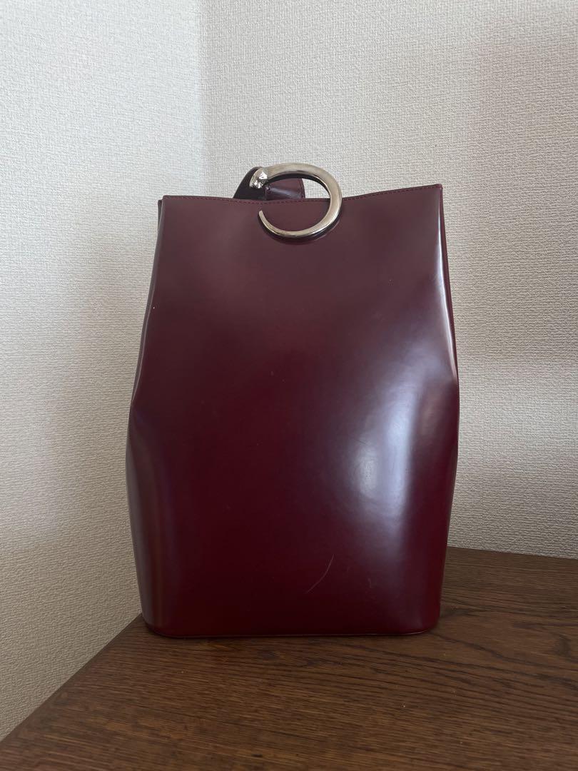 カルティエ　美品　リングハンドル トートバッグ カルティエ 美品 リングハンドル トートバッグ （カルティエの