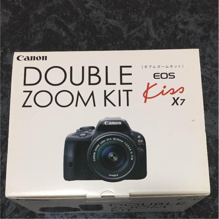 Canon EOS Kiss X7 DOUBLE ZOOM KIT ＋周辺品 キヤノン EOS Kiss X7 ダブルズームキット | デジタル一眼レフ