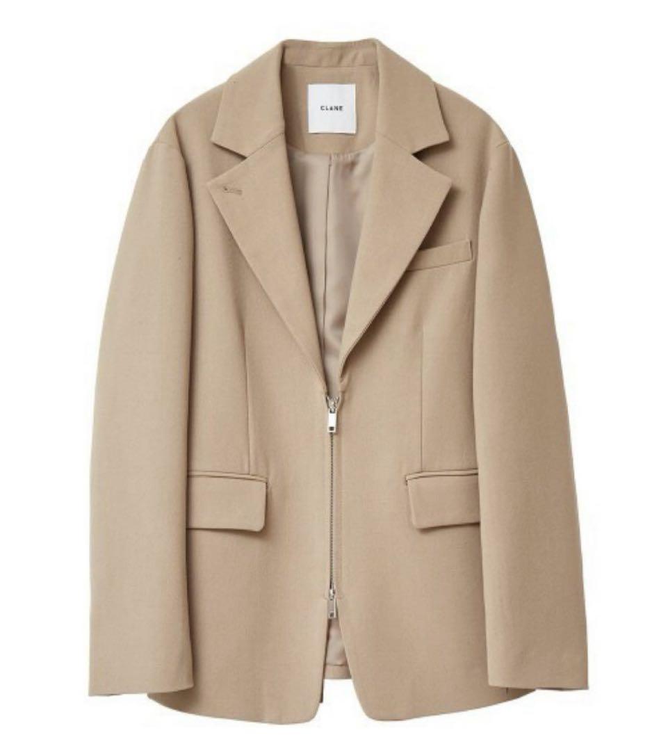 CLANE ★ CROPPED TAILORED JACKET CLANE ZIP TAILORED JACKET ジップジャケット（CLANE | CROPPED