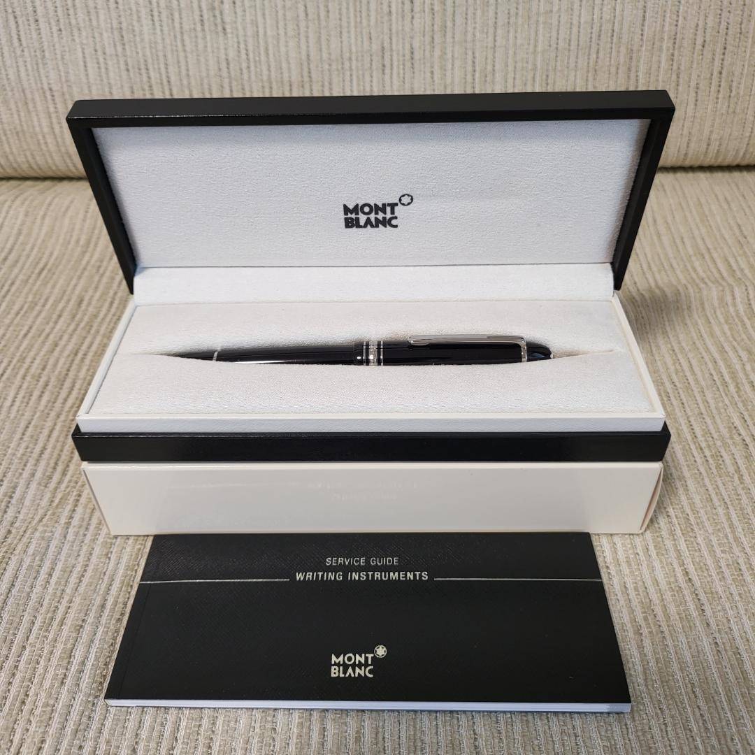 MONTBLANC - MONTBLANC(モンブラン) 万年筆美品  マイスターシュテュック プラチナコーティング ル・グラン MB132442 黒×シルバー インクあり(黒)/14金ペン先（F） レジン×金属素材 三越伊勢丹 | MONTBLANC/モンブラン通販 | マイ