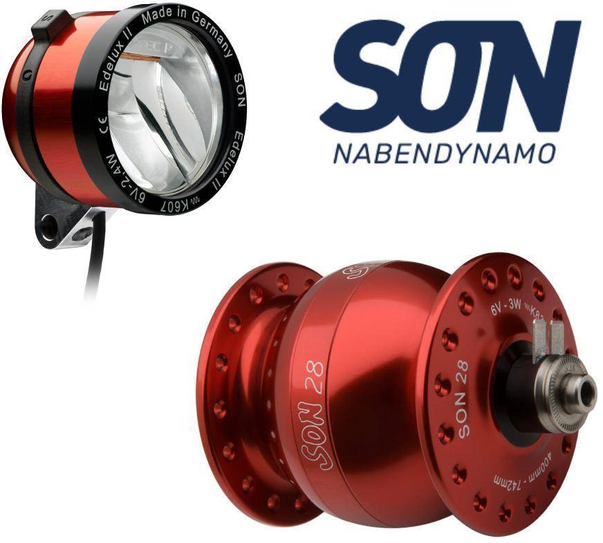 SON EdeluxII SONdelux 磨き仕上げ ダイナモ ライト セット 楽天市場】ソン ナベンダイナモ Edelux II （エデュルクスII