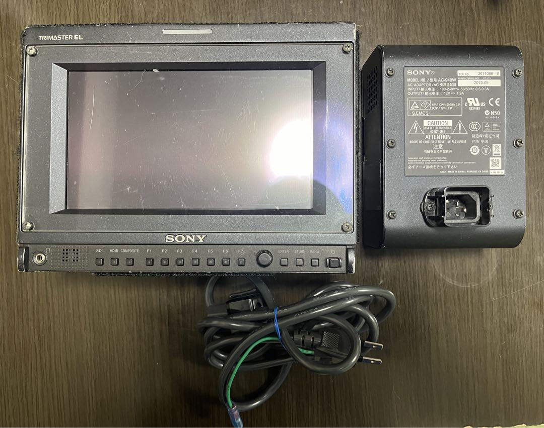 SONY PVM-740 ソニー業務用モニター　中古 SONY PVM-740／7.4型業務用有機ELモニター 中古実用・ジャンク品