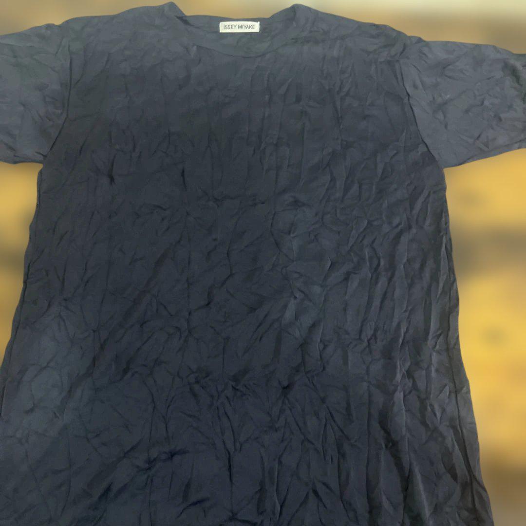 【美品】ISSEY MIYAKE me 半袖Tシャツ シワ加工 ISSEY MIYAKE イッセイミヤケ me しわ加工 半袖 Tシャツ