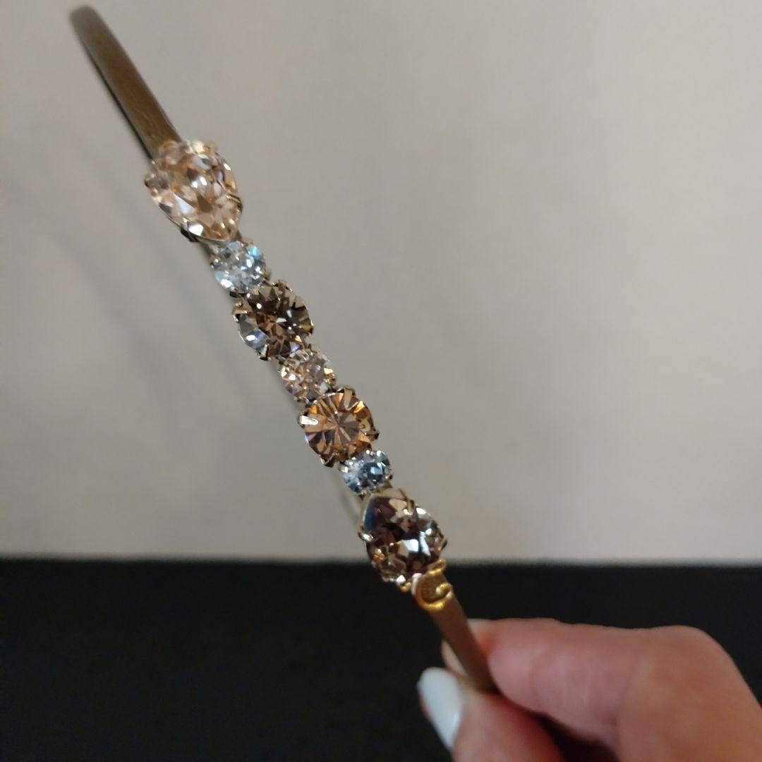 コンプレックスビズ ♡秋冬色 カチューシャ２点セット（ビジュウ×スワロフスキー） コンプレックスビズ ♡秋冬色 カチューシャ2点セット（ビジュウ