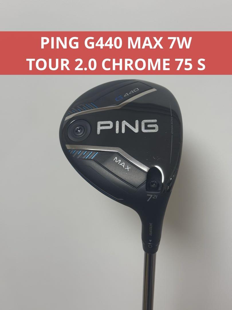 クラブ PING G440 7W PING TOUR CHROME 2.0 75S PING G440 SFT Fairway Wood TOUR 2.0 CHROME 75 Carbon 2025