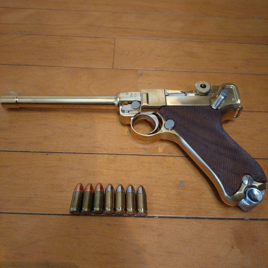 マルシン ルガーP08 6インチ マリーネ 木製グリップ SMG 22金メッキ Amazon | 【モデルガン】マルシン ルガーP08 マリーネ 6インチ