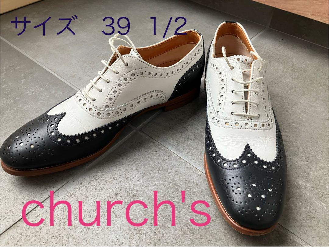 church's バイカラー 39 1/2 大きめサイズ church's バイカラー 39 1/2 大きめサイズ（Church's(チャーチ