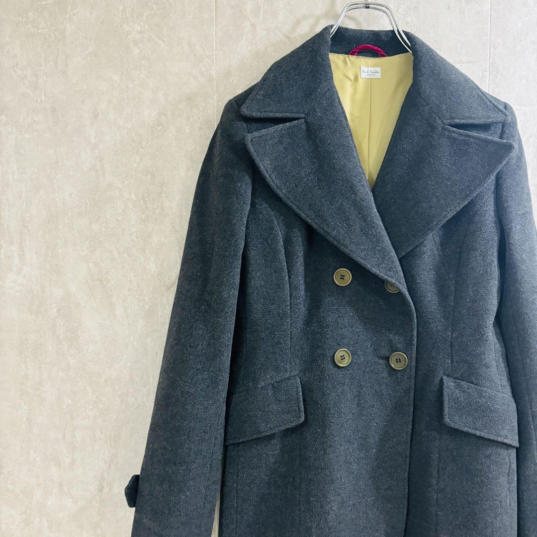 PaulSmith WOMAN ポールスミス メランジダブルロングコート