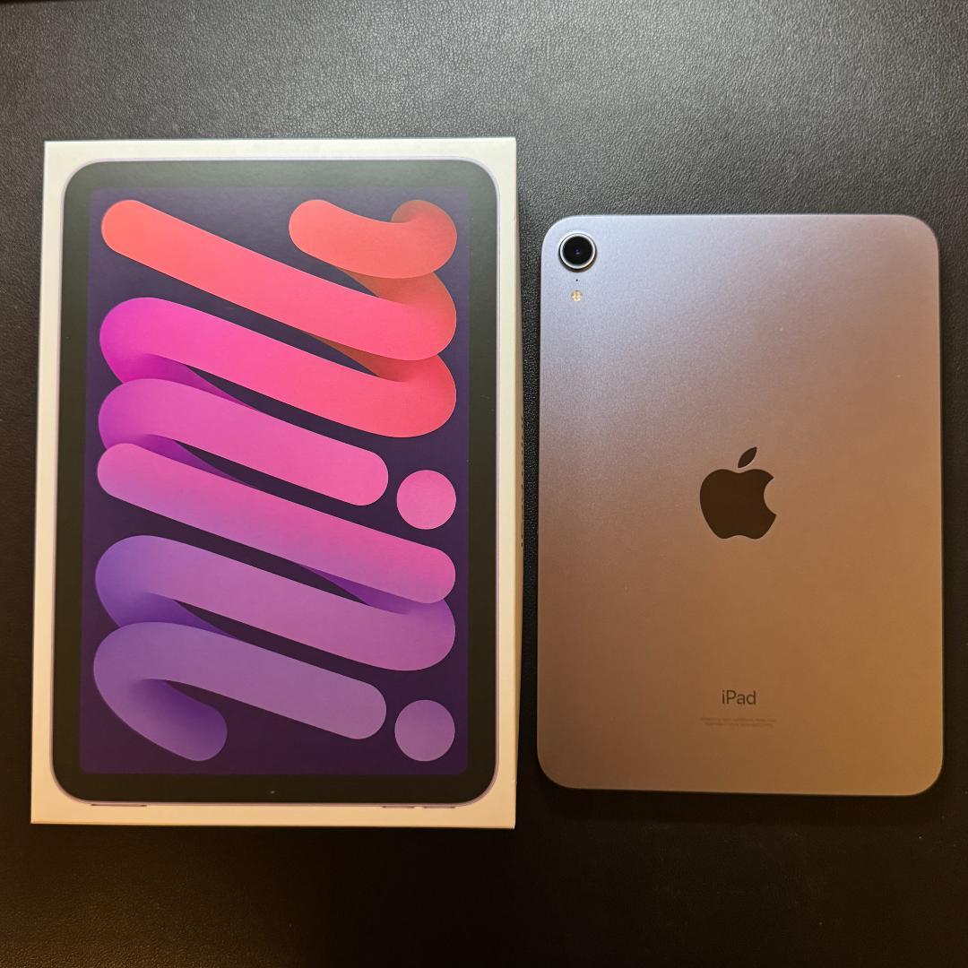 apple iPadMini6 64GB パープル美品 WiFi版 （通販 人気】 64GB