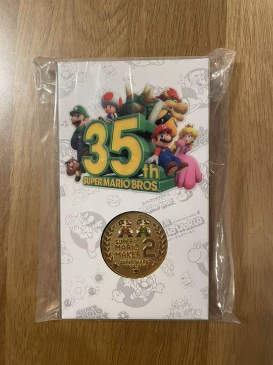 スプラトゥーン　スーパーマリオ35周年記念メダル　希少価値 スプラトゥーン スーパーマリオ35周年記念メダル 希少価値