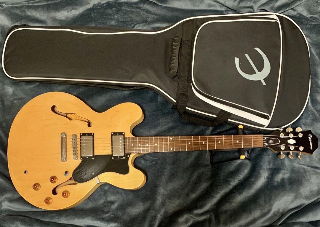 Epiphone DOT NA セミアコ エピフォン ソフトケース付　ギター エピフォン DOT VS セミアコギター サンバースト系 ソフトケース