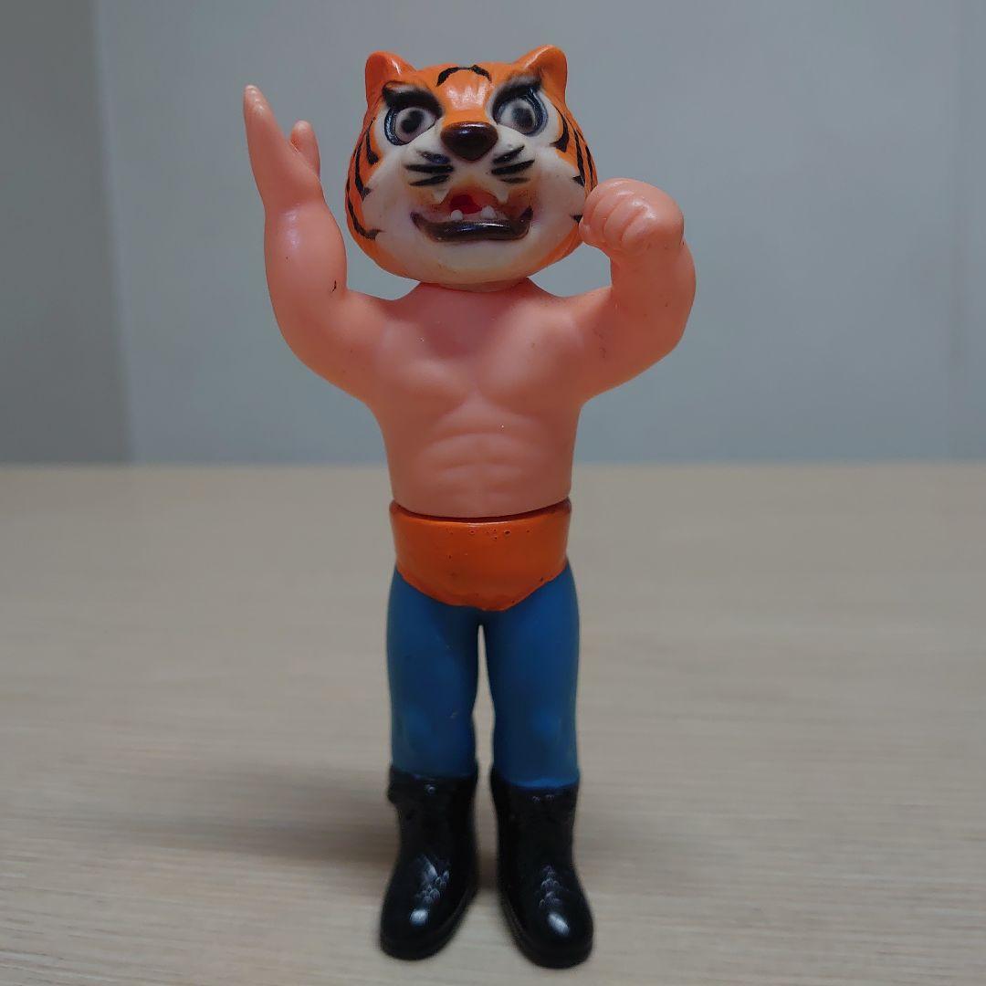 【昭和当時物】■ タイガーマスク ミニソフビ 中嶋製作所 タイガーマスク ミニソフビ 中嶋製作所 当時物 昭和レトロ