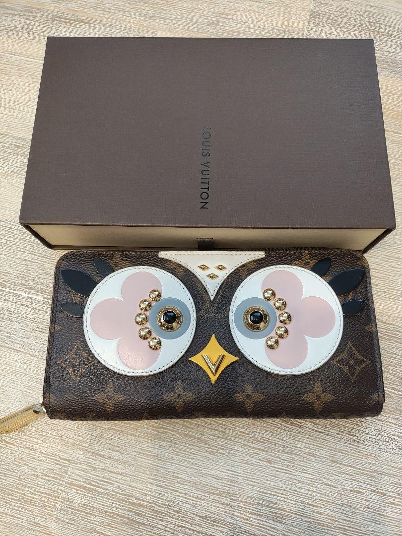 Louis Vuitton フクロウデザイン 財布 明日着 完売 限定 ラブリーバード フクロウ 長財布 ルイヴィトン