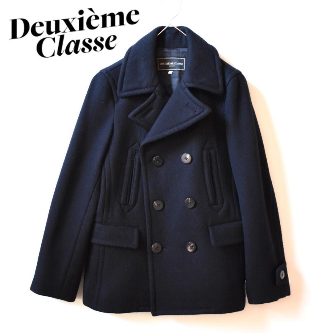 Deuxieme Classe/デュージーエムクラス】ウールPコート ネイビー