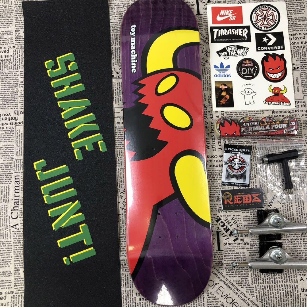 toy machine】 スケボー デッキデッキ セット 8.0（独特な