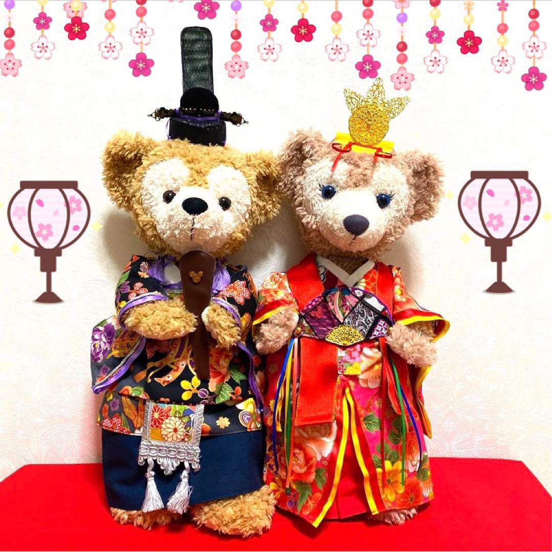 ダッフィー☆シェリーメイ☆コスチューム☆あ☆ひなまつり ダッフィー☆シェリーメイ☆コスチューム☆う☆ひなまつり