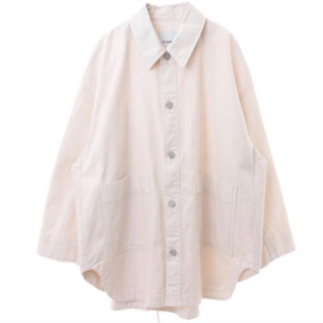 CLANE デニムカバーオール BACKSQUEEZEDENIMJACKET W（CLANE