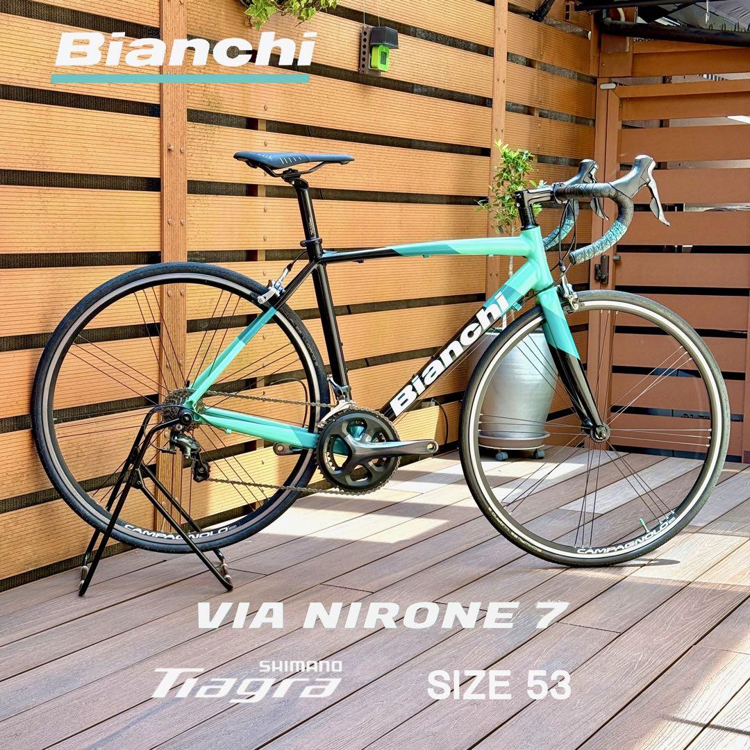 ビアンキ VIA NIRONE 7 ビアニローネ Tiagra SIZE53（BIANCHI