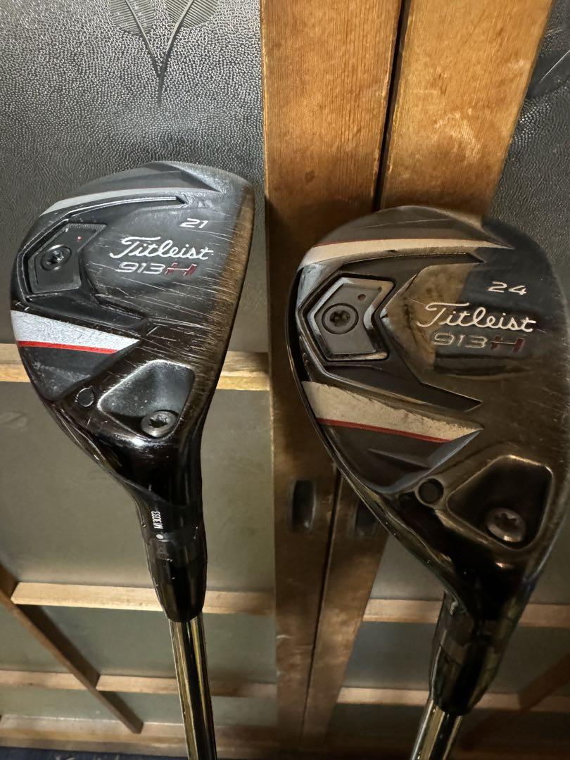 Titleist - Nikonタイトリスト 913H 21度と24度セット 名器 タイトリスト 913h 21度 24度 UT セット ダイナミック