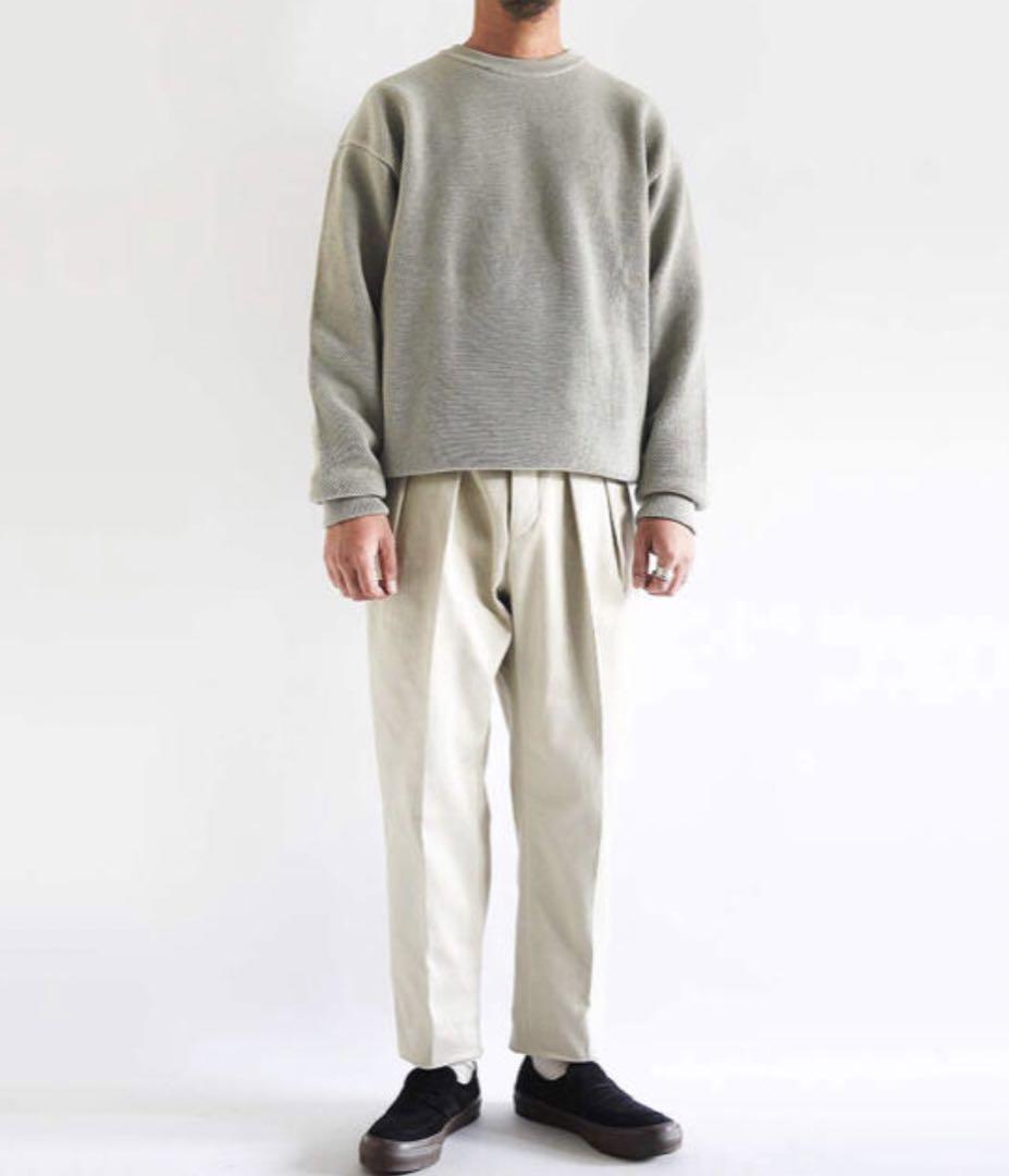 NEAT ニート Cotton Pique/Tapered (Ivory)（NEAT｜COTTON PIQUE