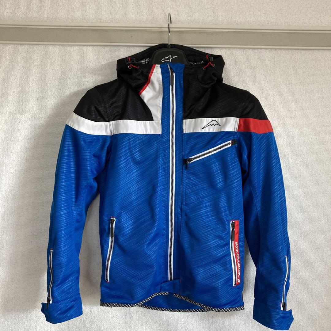クシタニ K-2357フルメッシュパーカージャケット サイズM ブルー