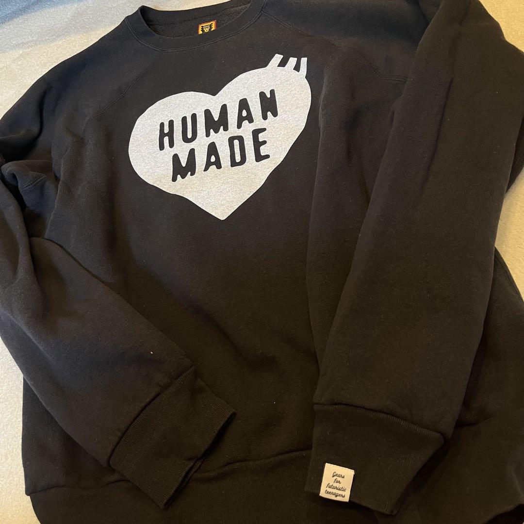 格安　Human Made ハートロゴ スウェットトレーナー Mサイズ HUMAN MADE スウェットトレーナー（human made スウェット