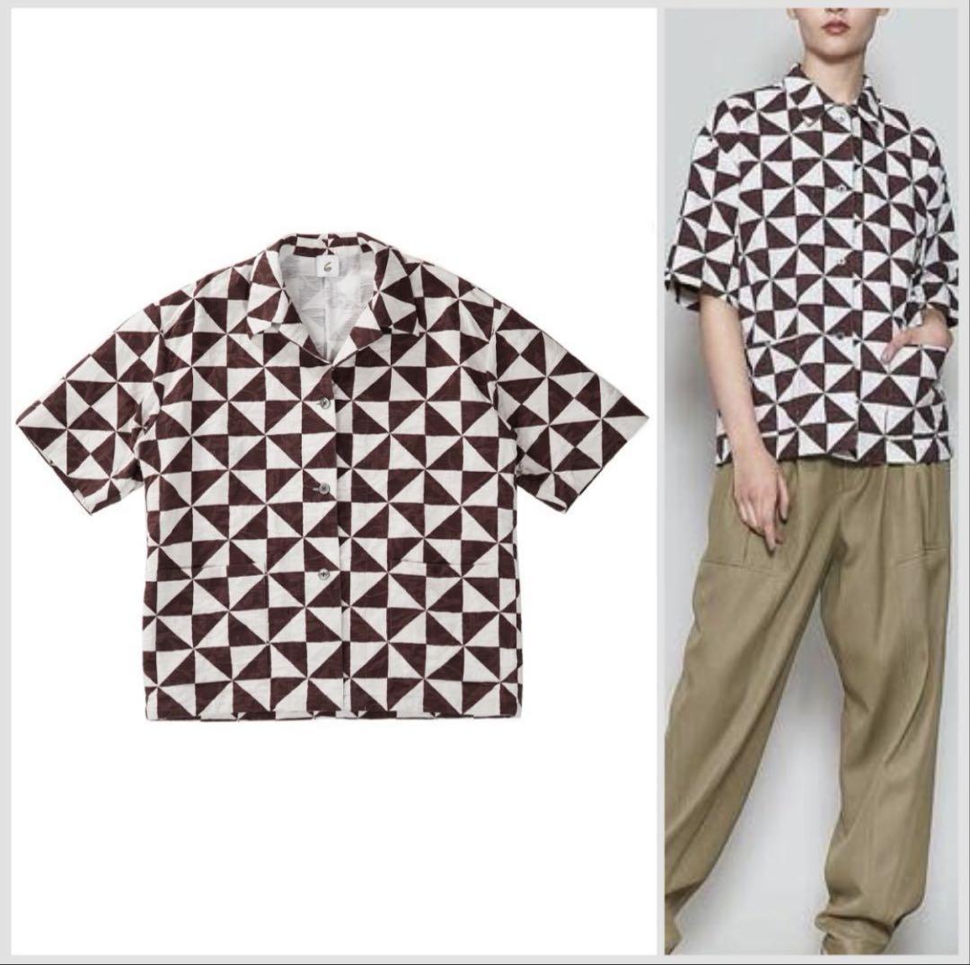 6(ROKU) KIKAGAKU PRINT SHIRT 幾何学 プリントシャツ（6(ROKU