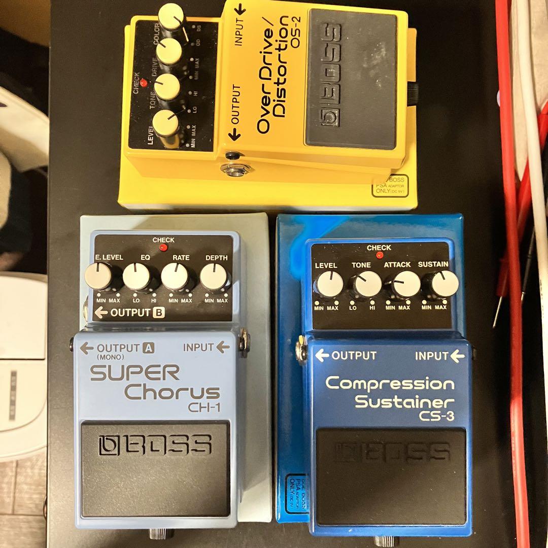 BOSS エフェクター 3点セット 楽器屋店員がBOSSエフェクター3つだけでペダルボードを組んで