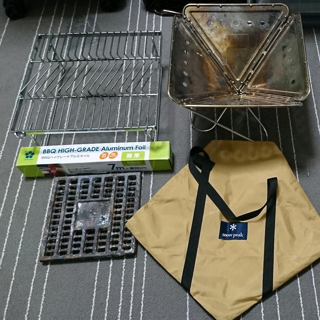 スノーピーク 焚き火台 S グリルネット セット（スノーピーク