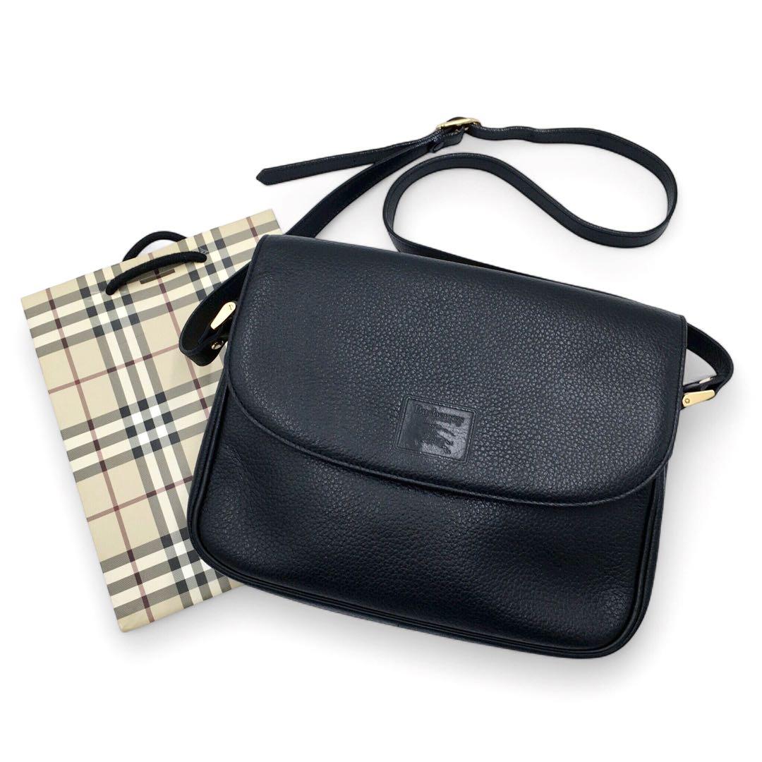 Burberrys　バーバリー　ショルダーバッグ　ヴィンテージ　レザー BURBERRY（バーバリー）の「BURBERRY LEATHER VINTAGE CHECK